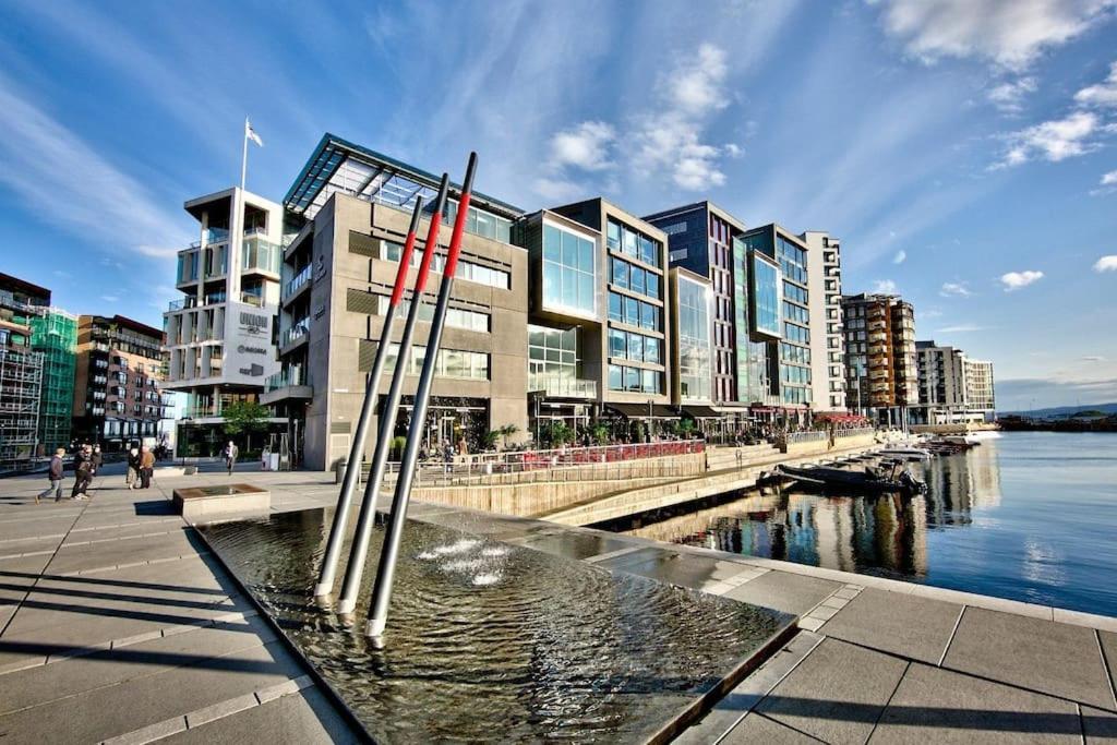 Apartmán Tjuvholmen / Aker Brygge - Most Expensive Area In Oslo! Exteriér fotografie