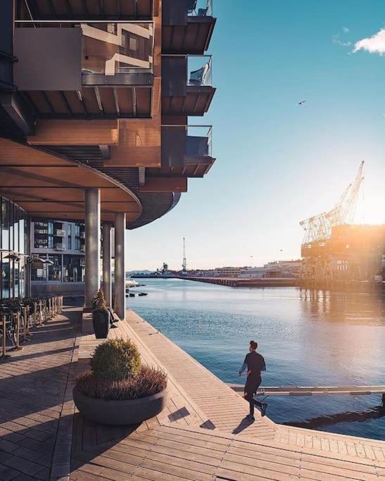 Apartmán Tjuvholmen / Aker Brygge - Most Expensive Area In Oslo! Exteriér fotografie