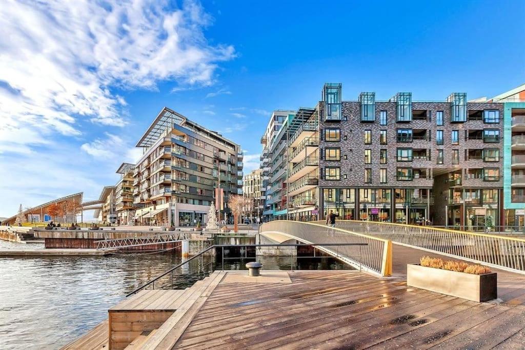 Apartmán Tjuvholmen / Aker Brygge - Most Expensive Area In Oslo! Exteriér fotografie