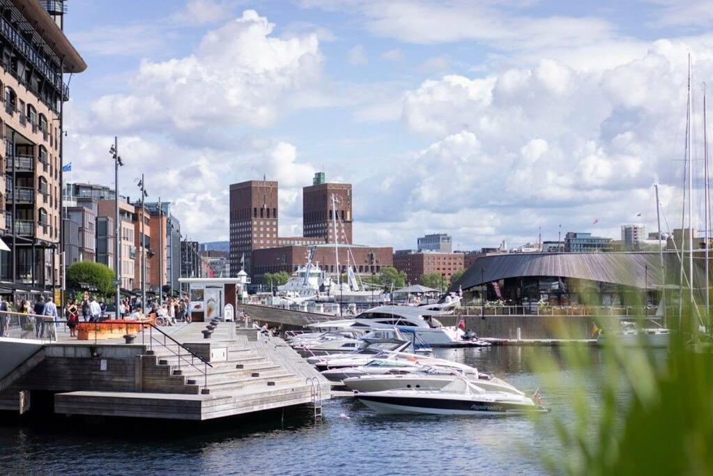 Apartmán Tjuvholmen / Aker Brygge - Most Expensive Area In Oslo! Exteriér fotografie