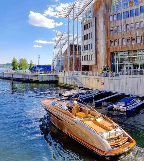 Apartmán Tjuvholmen / Aker Brygge - Most Expensive Area In Oslo! Exteriér fotografie